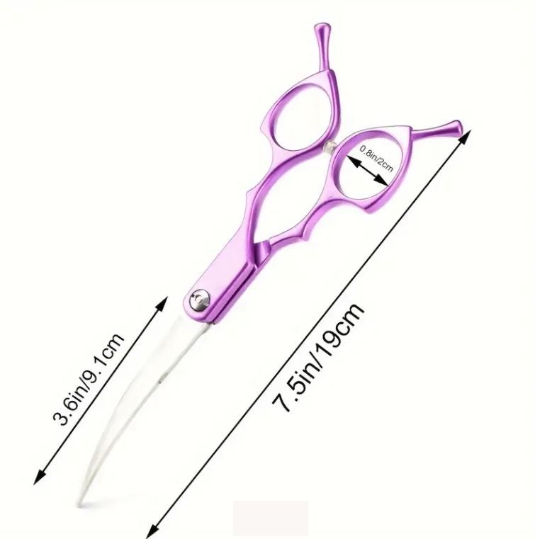 VDS Curved Asia-Shear 7,5" / 19 cm purple