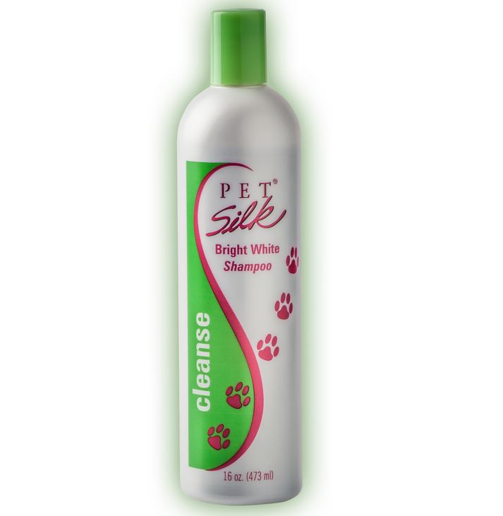 PET SILK Bright White Shampoo 473 ml