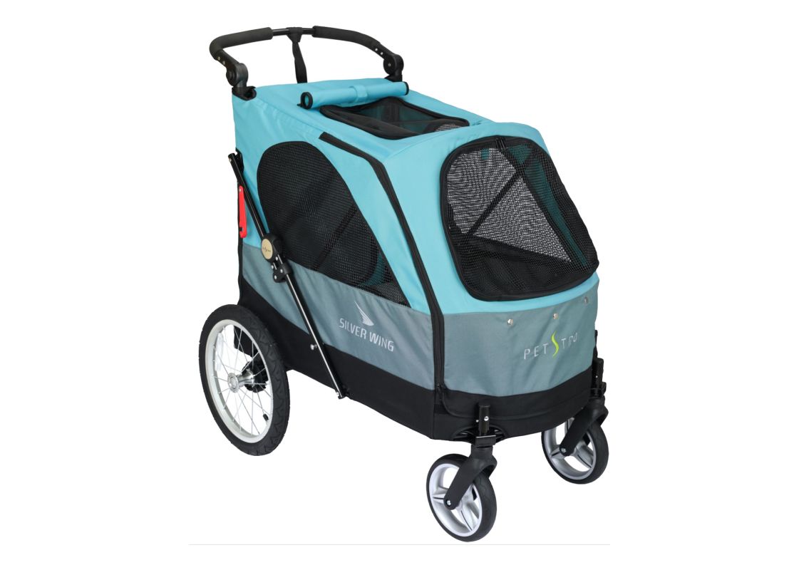 Pet stroller X-large,4-Wheel Buggy,