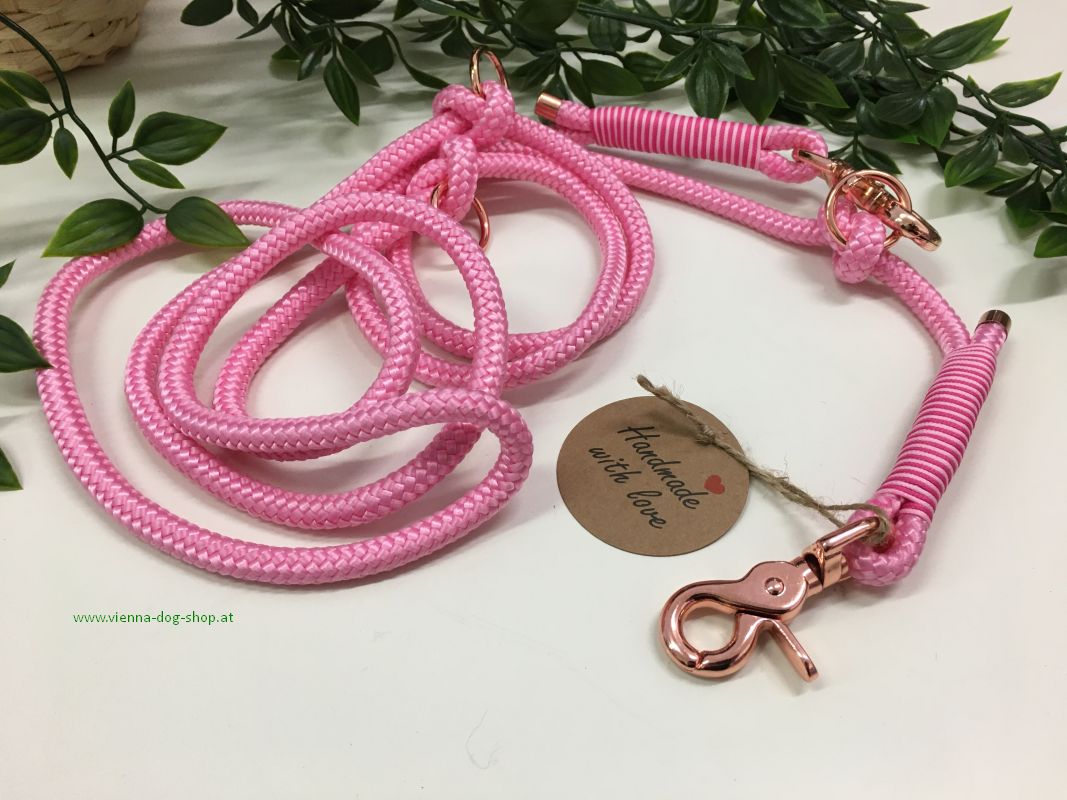 Seil-Leine rosa 8mm x 200 cm