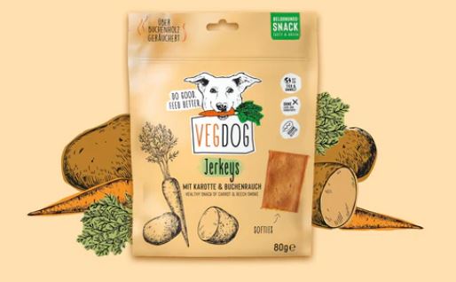 VEGDOG JERKIES Karotte 80 g