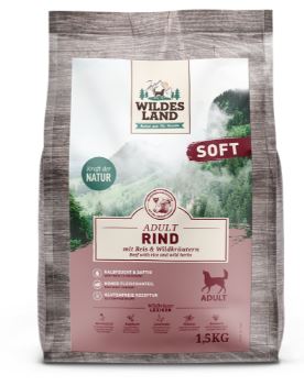 WILDES LAND Soft Adult Beef with Rice1,5 kg